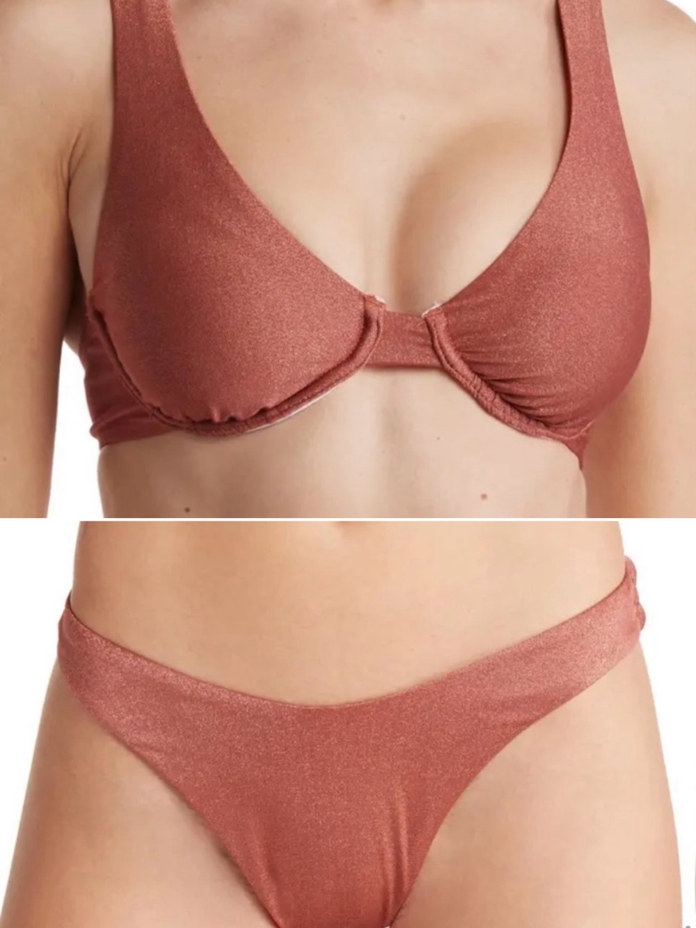 NWT VYB Rust Bikini